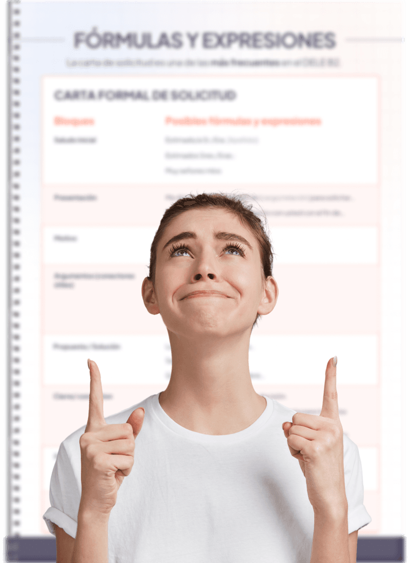 Página del PDF con las fórmulas y expresiones para cada bloque de la carta
